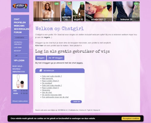 Review screenshot chatgirl.nl