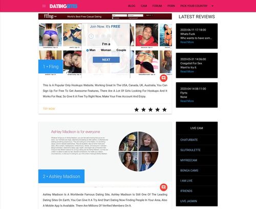 A Review Screenshot of Datingsitespot