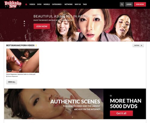 Review screenshot bukkakenow.com