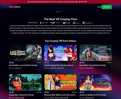 A Review Screenshot of VR Conk