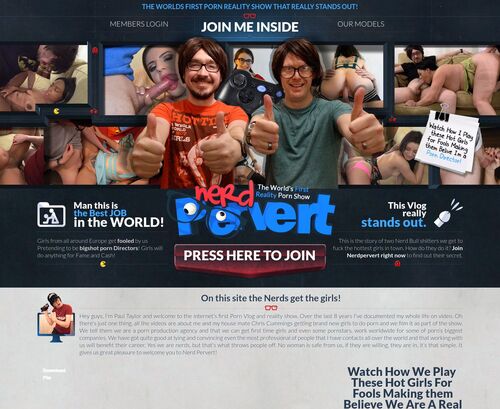 Review screenshot nerdpervert.com