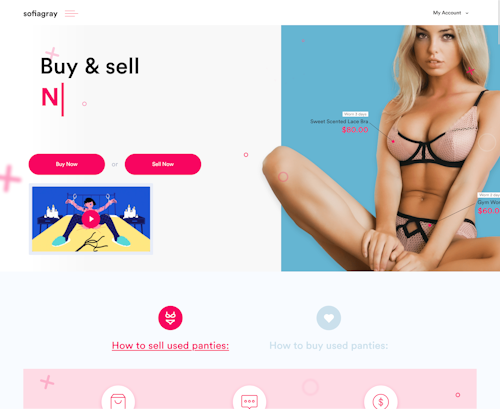 A Review Screenshot of Sofia Gray