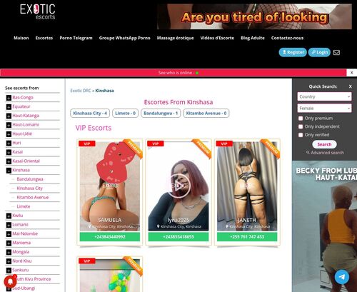 A Review Screenshot of Exotic DRC