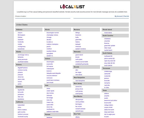 A Review Screenshot of Localxlist
