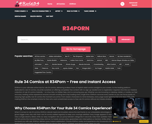 Review screenshot R34porn.net
